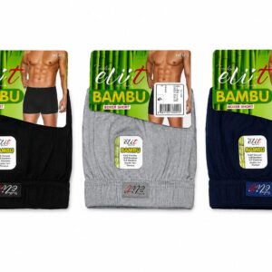 Elit Erkek Bambu Elastan Boxer 3 LÜ SET